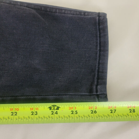 Cello Jeans Juniors 5 Black High Rise Womens Skinny Leg Distressed Denim 28x26.5 - Picture 7 of 16